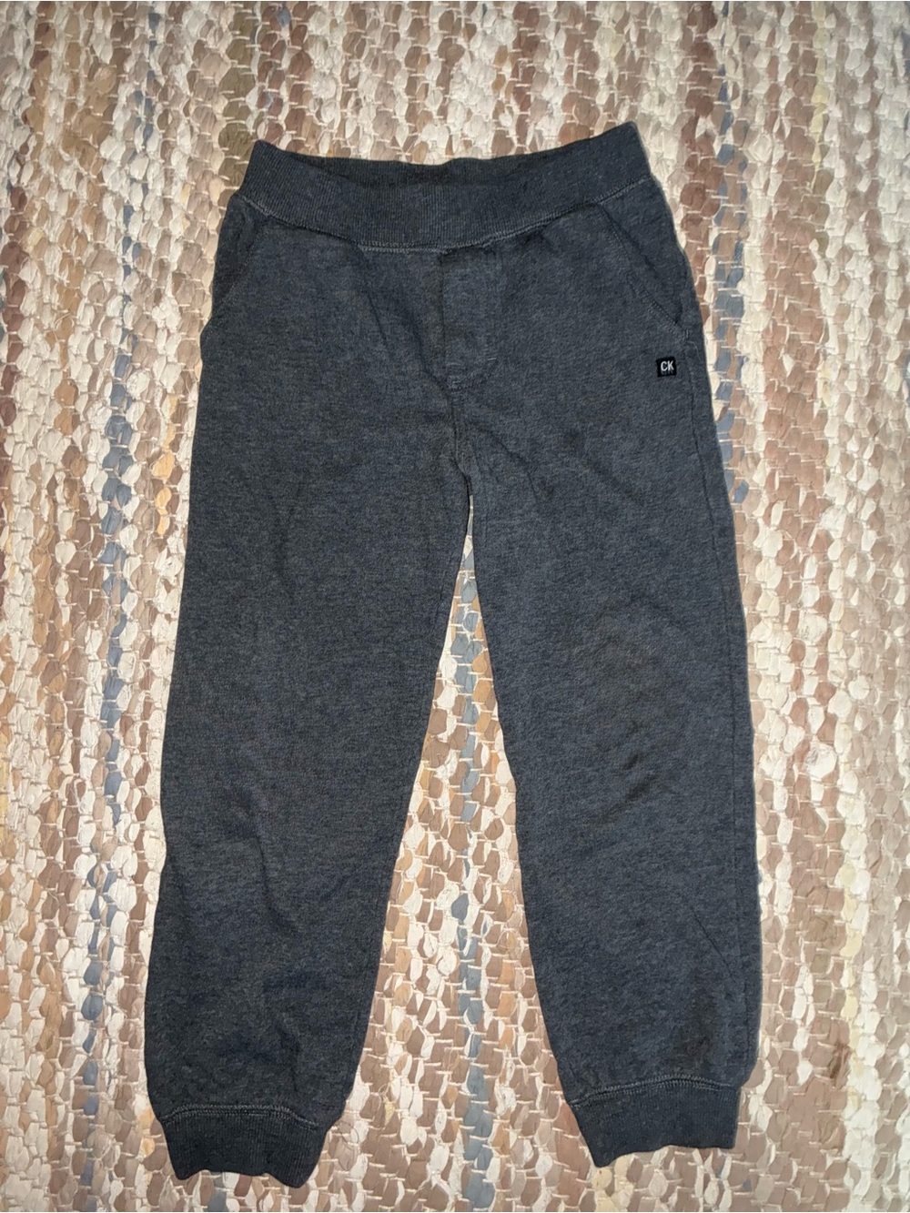 Calvin Klein Jeans Kids Dark Gray Jogger Sweatpants